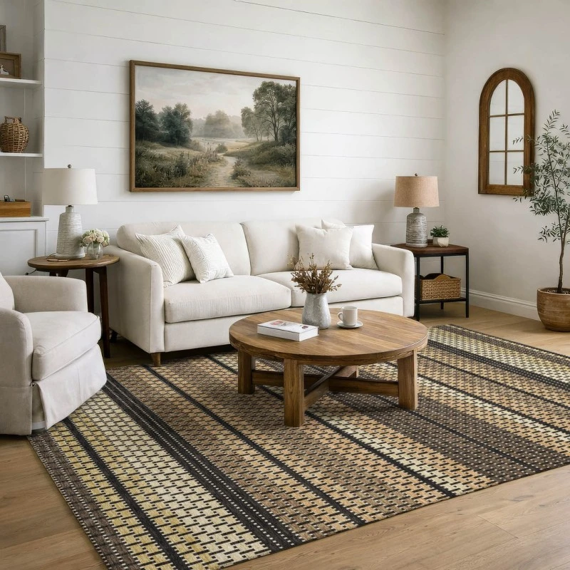 Addison Mayfield Gold AMF2427 9ft. x 12ft. Rect. Rug