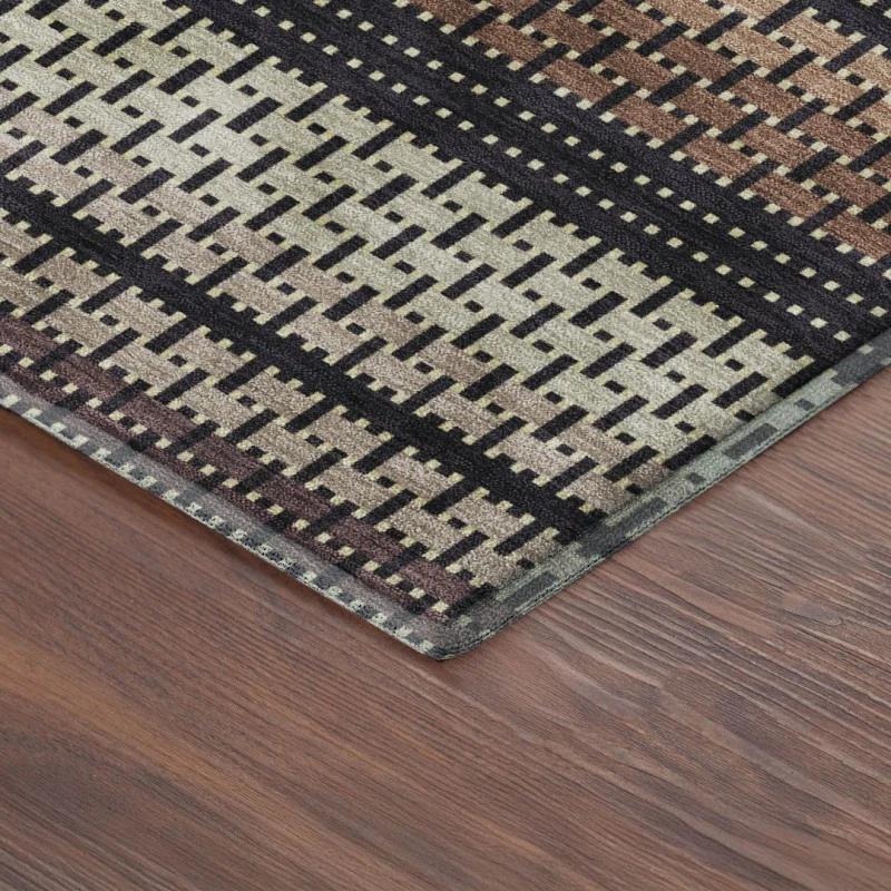 Addison Mayfield Orange AMF2427 - 8ft. Round Rug