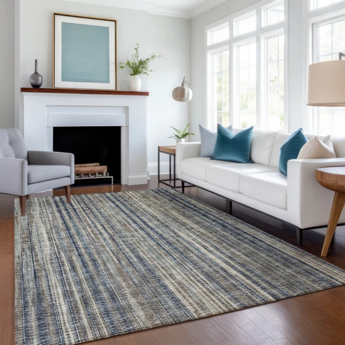 Addison Mayfield Mocha AMF31 - 8ft. Round Rug
