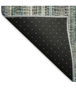 Addison Mayfield Teal AMF31 - 8ft. Round Rug