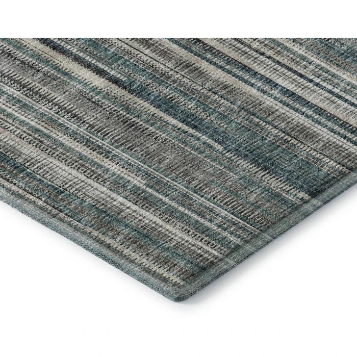 Addison Mayfield Teal AMF31 - 8ft. Round Rug