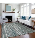 Addison Mayfield Teal AMF31 - 8ft. Round Rug