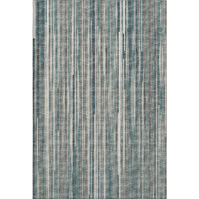 Addison Mayfield Teal AMF31 - 8ft. Round Rug