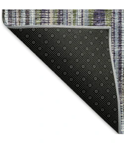 Addison Mayfield Purple AMF31 - 8ft. Round Rug