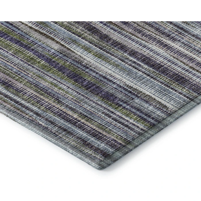 Addison Mayfield Purple AMF31 - 8ft. Round Rug