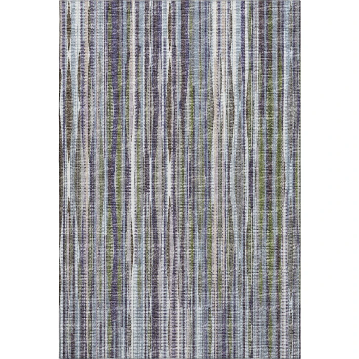 Addison Mayfield Purple AMF31 - 8ft. Round Rug