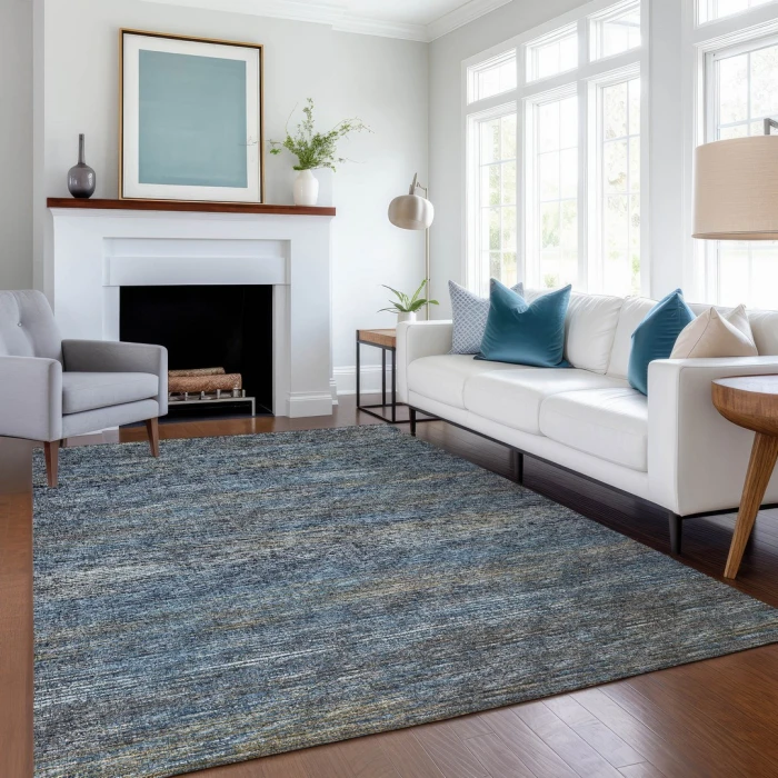 Addison Mayfield navy AMF32 - 8ft. Round Rug