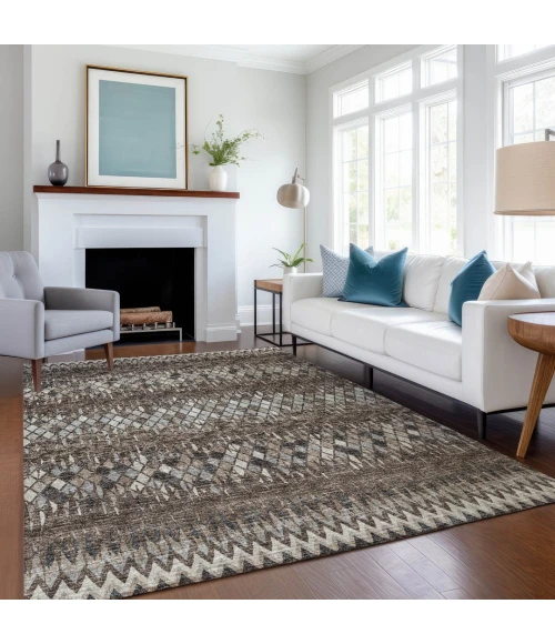 Addison Mayfield Chocolate AMF38 9ft. x 12ft. Rect. Rug