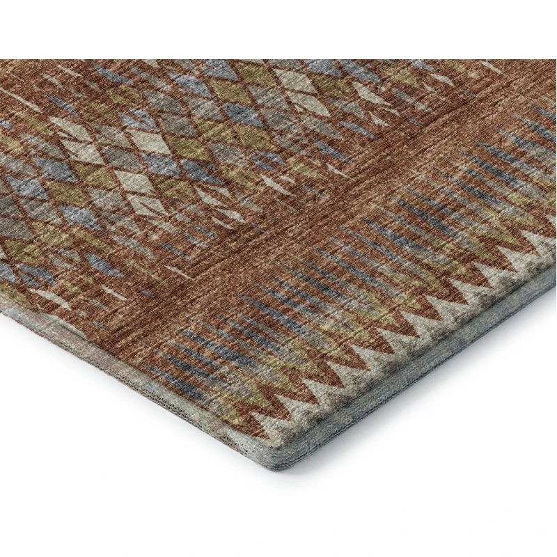 Addison Mayfield Paprika AMF38 - 8ft. Round Rug