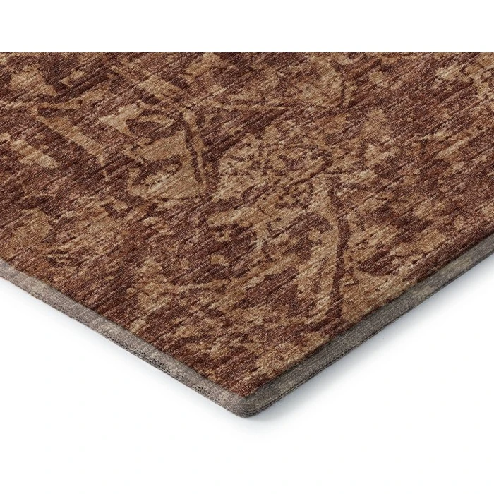 Addison Mayfield Orange AMF40 - 8ft. Round Rug
