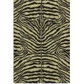 Addison Mayfield Gold AMF42 - 8ft. Round Rug