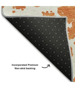 Addison Mayfield Orange AMF501 9ft. x 12ft. Rect. Rug