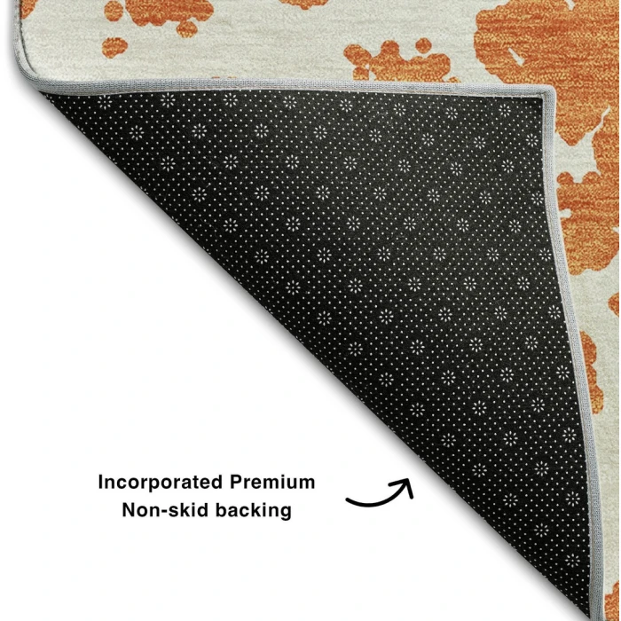 Addison Mayfield Orange AMF501 5ft. x 7ft. 6in. Rect. Rug