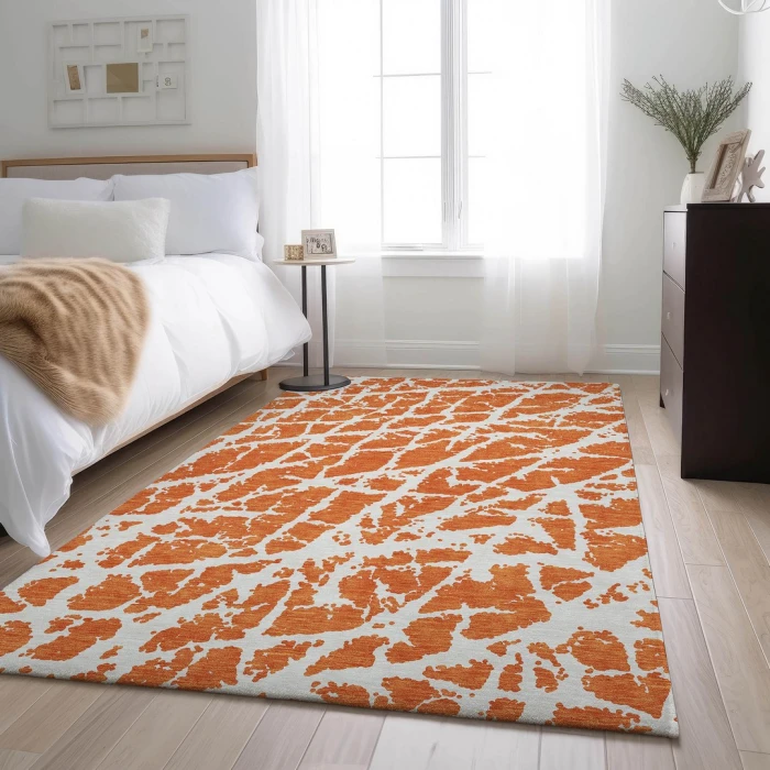 Addison Mayfield Orange AMF501 5ft. x 7ft. 6in. Rect. Rug