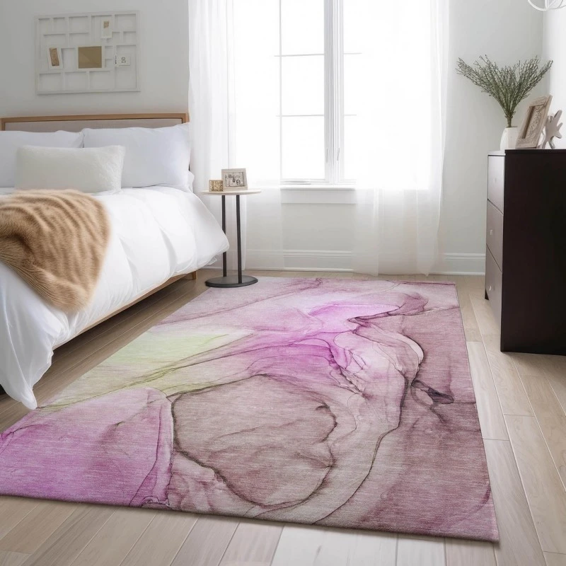 Addison Mayfield Pink AMF502 - 8ft. Round Rug