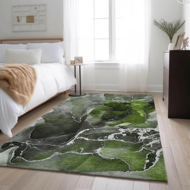 Addison Mayfield Green AMF503 - 8ft. Round Rug