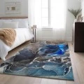 Addison Mayfield Blue AMF503 - 8ft. Round Rug