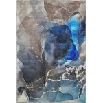 Addison Mayfield Blue AMF503 - 8ft. Round Rug