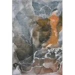 Addison Mayfield Orange AMF503 - 8ft. Round Rug