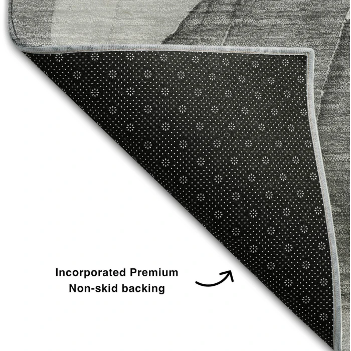 Addison Mayfield Gray AMF504 - 8ft. Round Rug