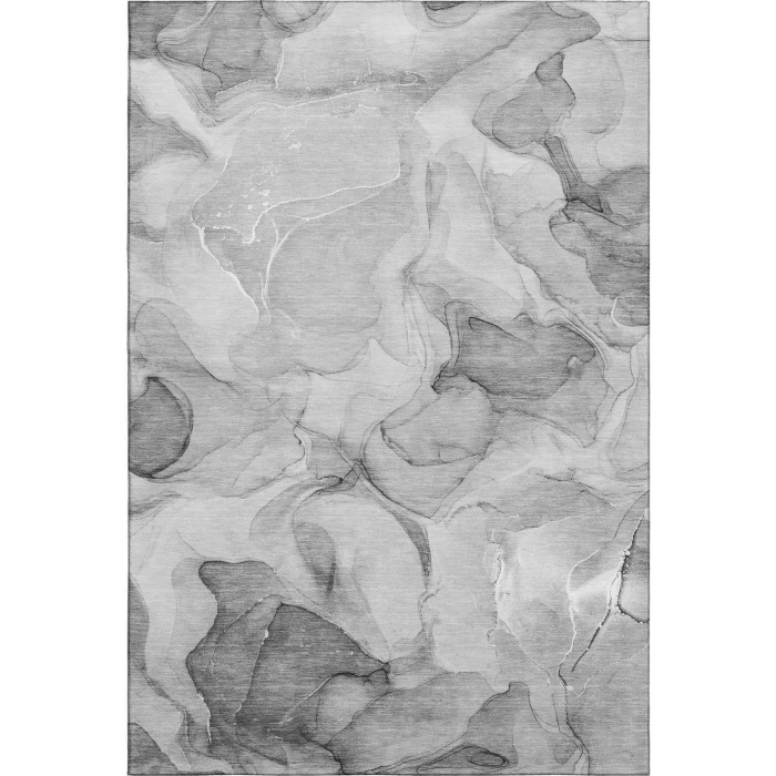 Addison Mayfield Gray AMF504 - 8ft. Round Rug