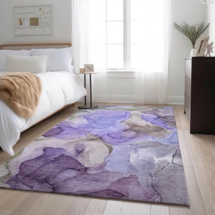 Addison Mayfield Purple AMF504 8ft. x 10ft. Rect. Rug