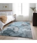 Addison Mayfield Teal AMF504 - 8ft. Round Rug