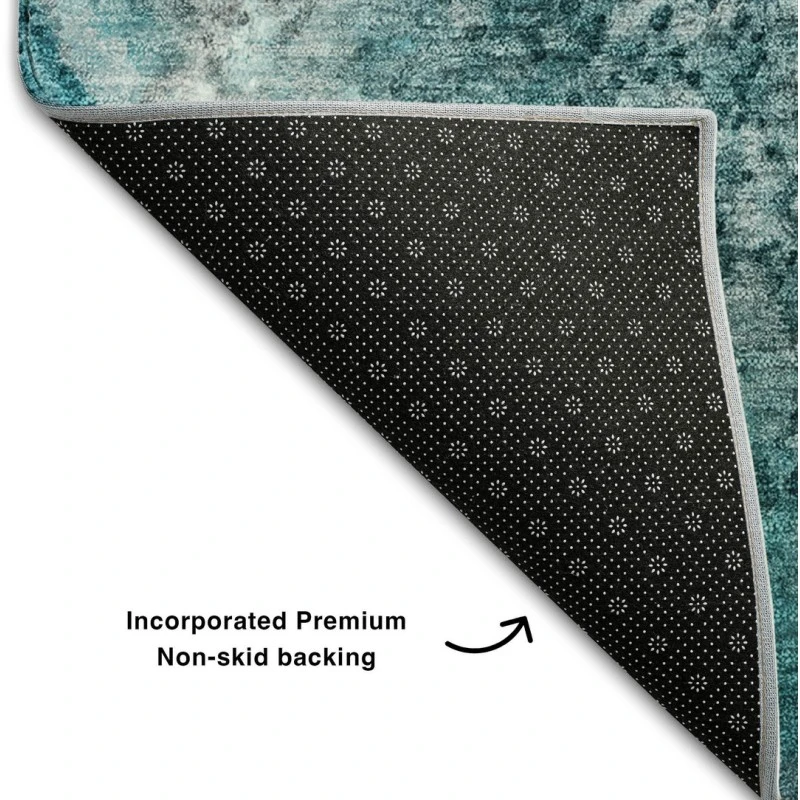 Addison Mayfield Teal AMF505 2ft. 3in. x 7ft. 6in. Rect. Rug