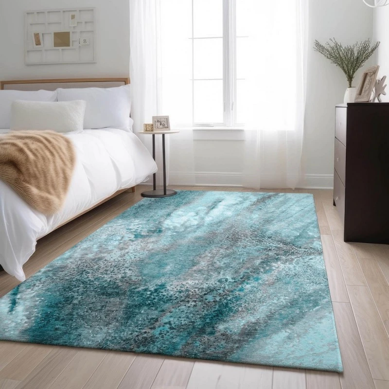 Addison Mayfield Teal AMF505 2ft. 3in. x 7ft. 6in. Rect. Rug