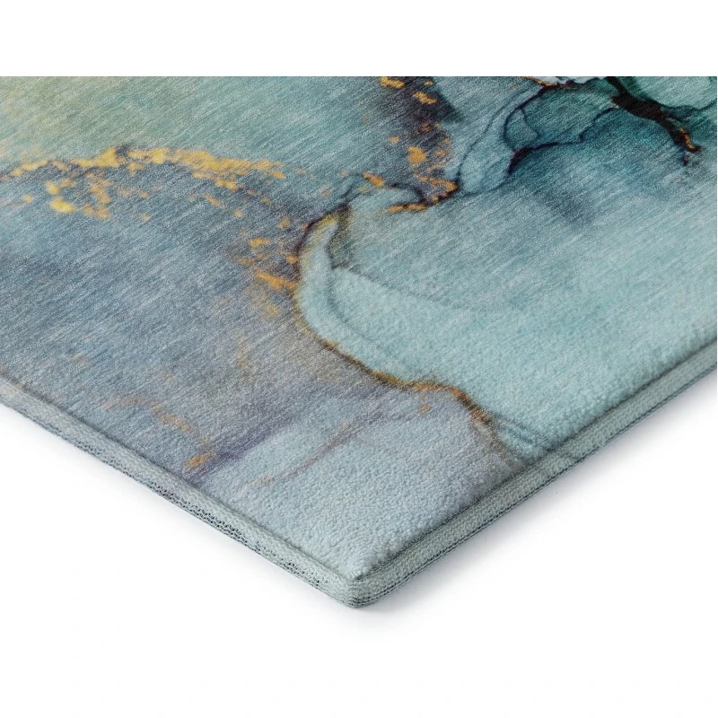 Addison Mayfield Teal AMF506 - 8ft. Round Rug
