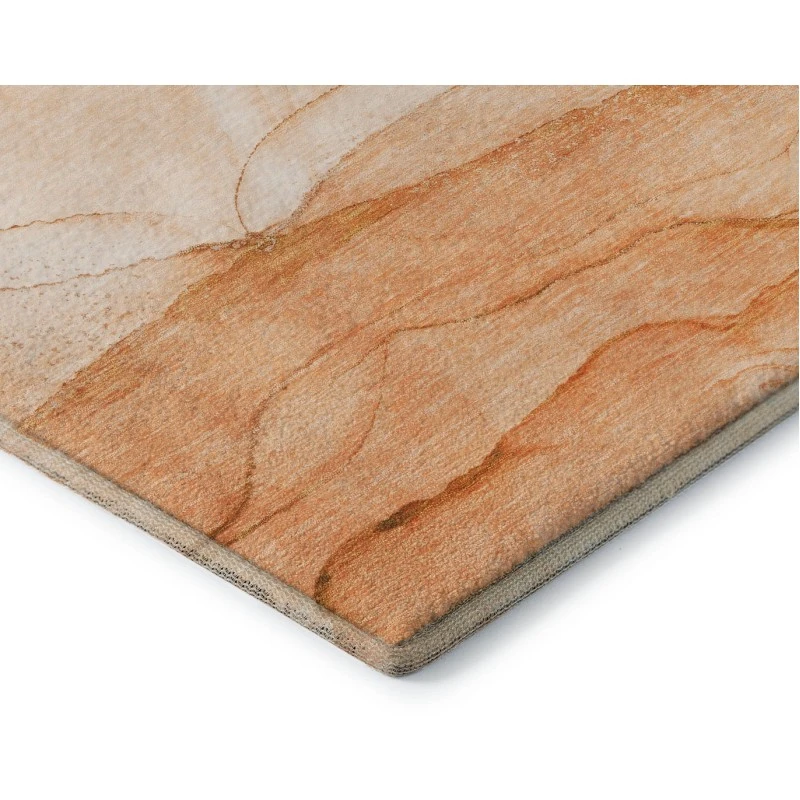 Addison Mayfield Orange AMF507 - 8ft. Round Rug