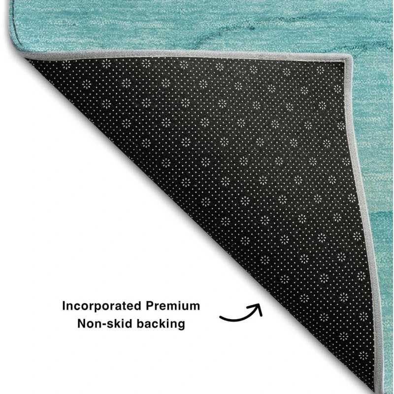 Addison Mayfield Teal AMF507 - 8ft. Round Rug