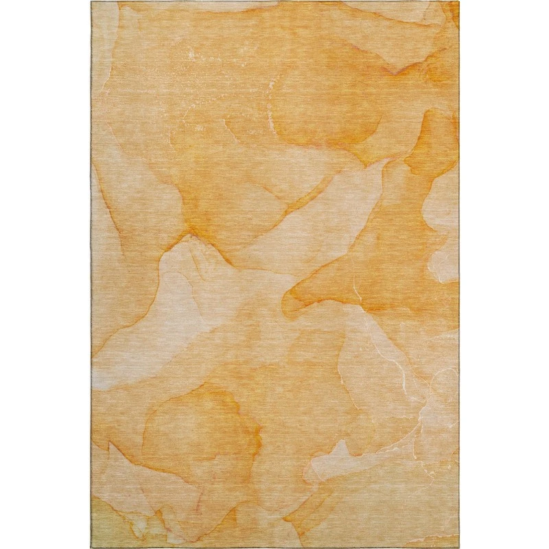 Addison Mayfield Orange AMF509 - 8ft. Round Rug