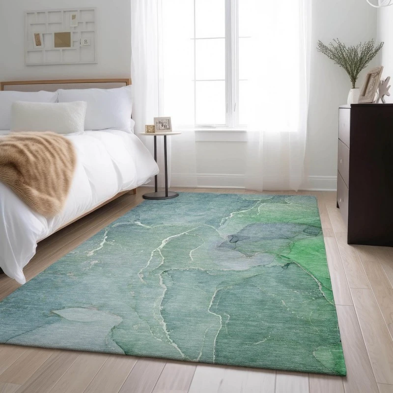 Addison Mayfield Teal AMF511 8ft. x 10ft. Rect. Rug