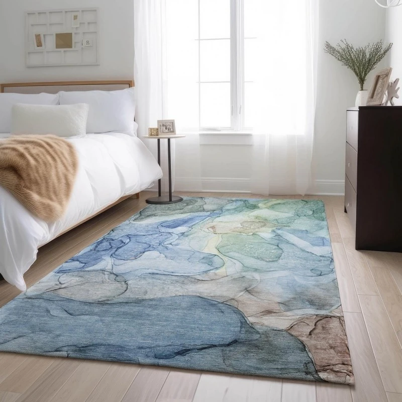Addison Mayfield Blue AMF512 2ft. 3in. x 7ft. 6in. Rect. Rug