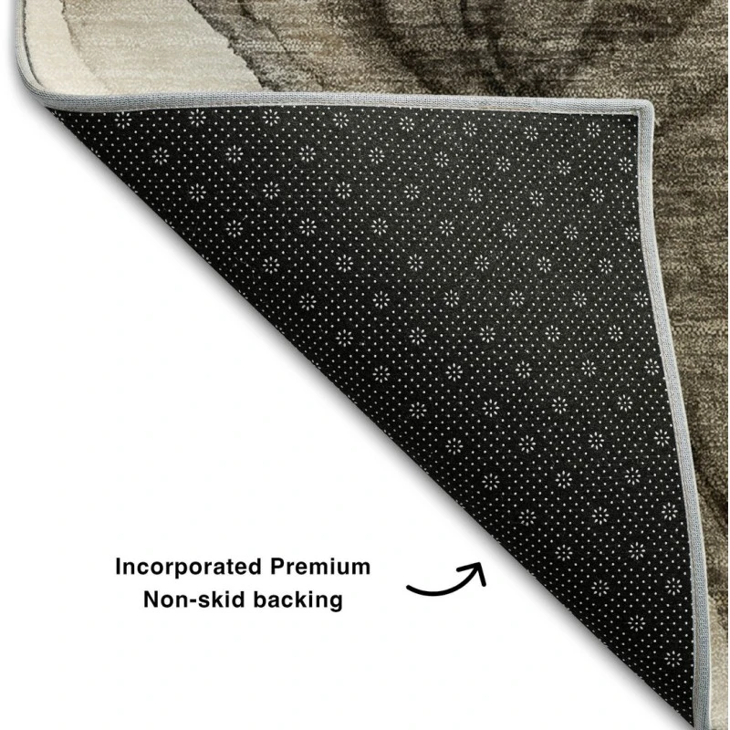 Addison Mayfield Brown AMF513 - 8ft. Round Rug