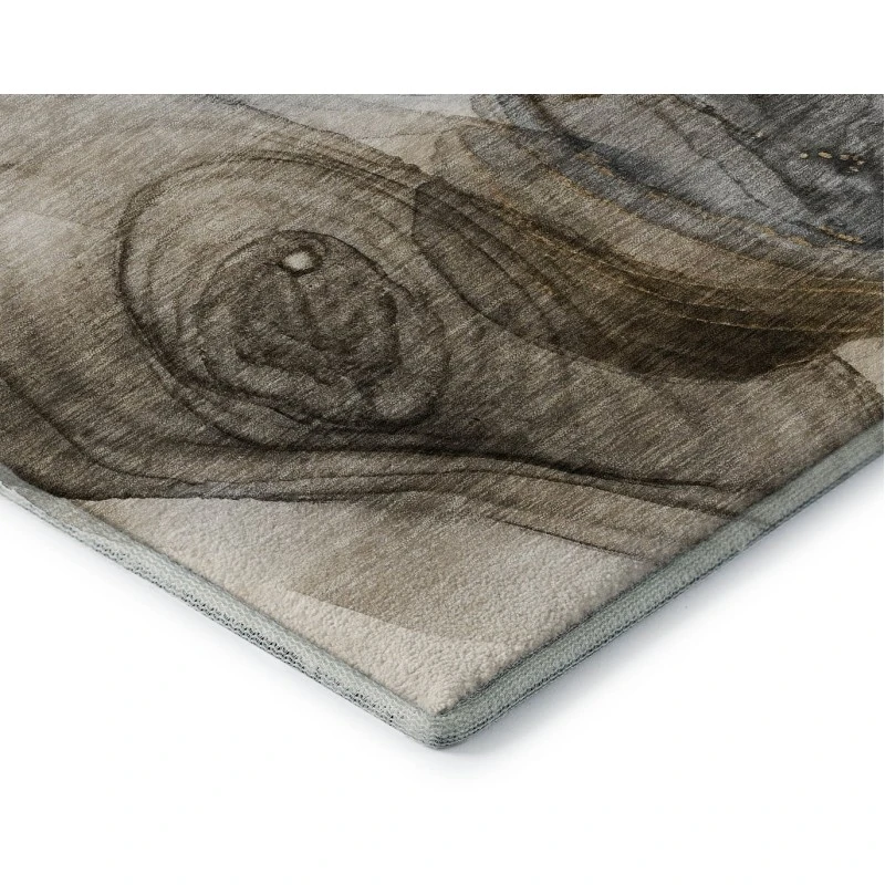 Addison Mayfield Brown AMF513 - 8ft. Round Rug