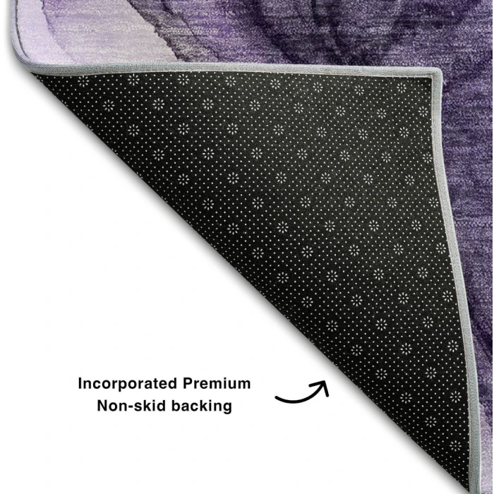Addison Mayfield Purple AMF513 - 8ft. Round Rug