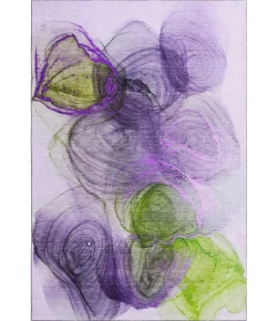 Addison Mayfield Purple AMF513 - 8ft. Round Rug