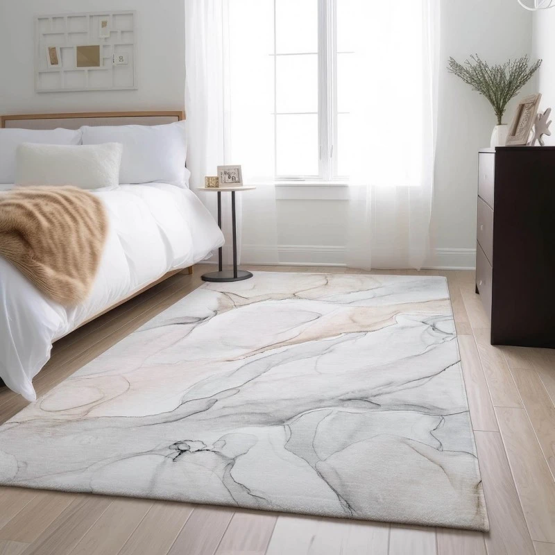 Addison Mayfield Ivory AMF515 - 8ft. Round Rug