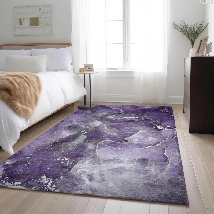 Addison Mayfield Purple AMF518 5ft. x 7ft. 6in. Rect. Rug