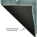 Addison Mayfield Teal AMF518 - 8ft. Round Rug