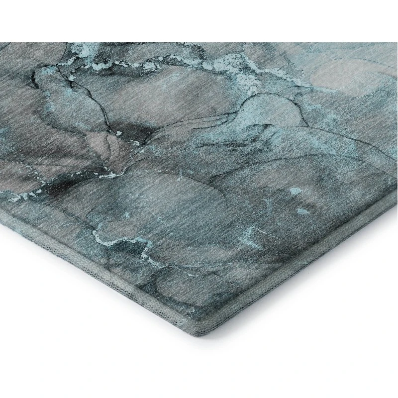 Addison Mayfield Teal AMF520 - 8ft. Round Rug