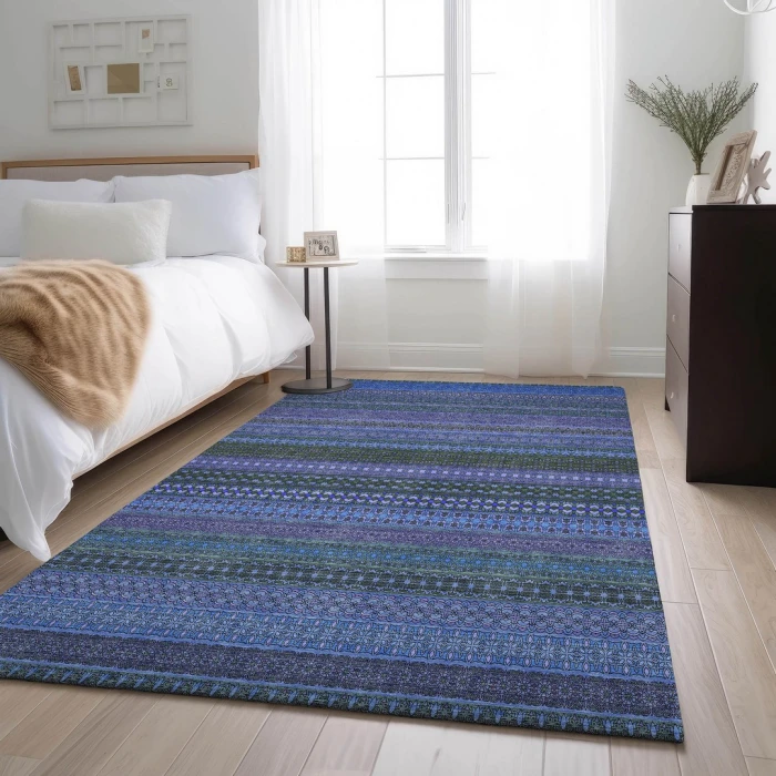 Addison Mayfield Blue AMF527 2ft. 3in. x 7ft. 6in. Rect. Rug