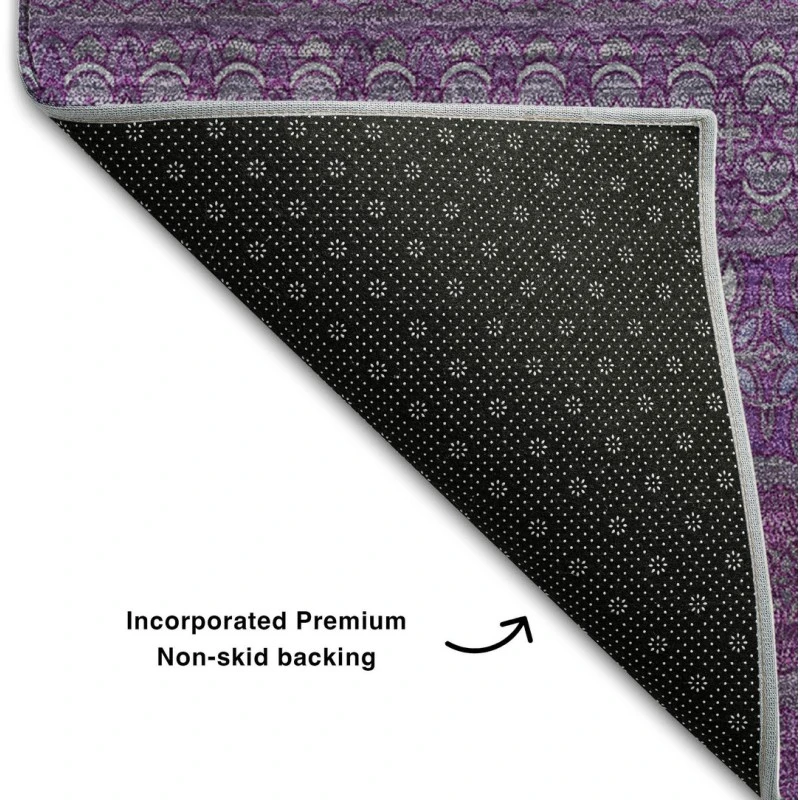Addison Mayfield Purple AMF527 8ft. x 10ft. Rect. Rug