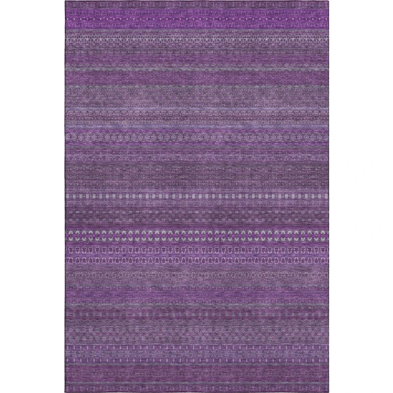 Addison Mayfield Purple AMF527 8ft. x 10ft. Rect. Rug