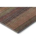 Addison Mayfield Orange AMF527 - 8ft. Round Rug