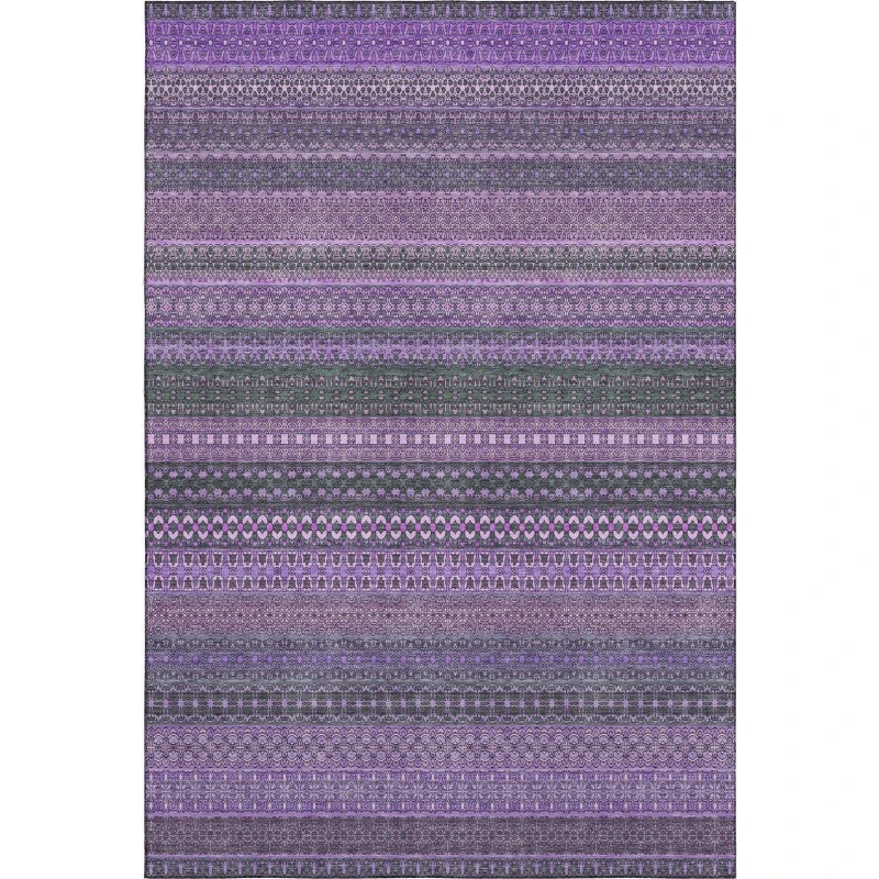 Addison Mayfield Purple AMF527 9ft. x 12ft. Rect. Rug