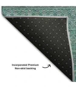 Addison Mayfield Teal AMF527 2ft. 3in. x 7ft. 6in. Rect. Rug