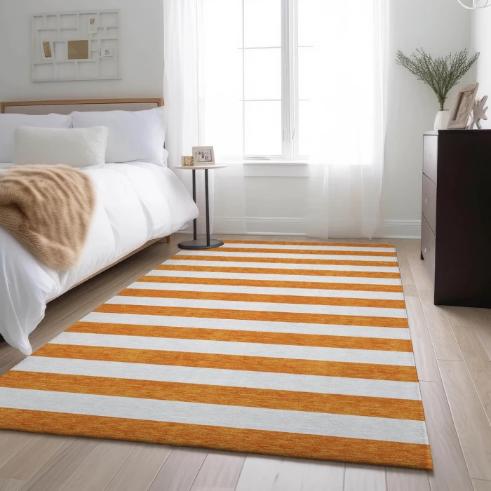 Addison Mayfield Orange AMF528 2ft. 3in. x 7ft. 6in. Rect. Rug